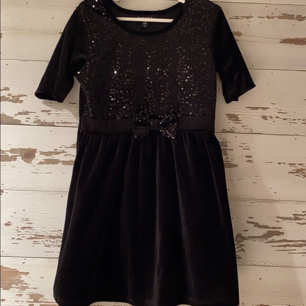 Little Black GEORGE 6-6x Toddler Girls Dress